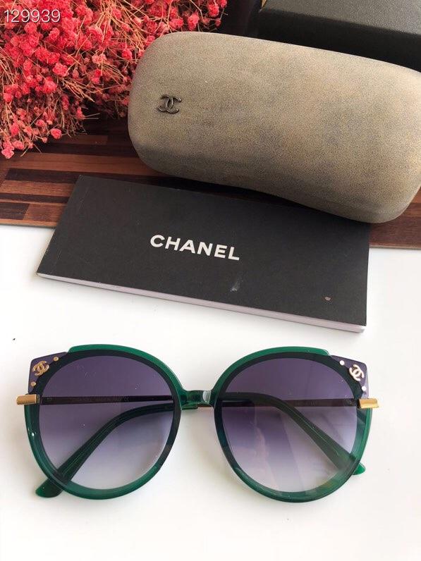 CHANEL香奈兒 5813 2019秋夏新款 糖果色 雙C鏡腿 女款太陽鏡  lly1676